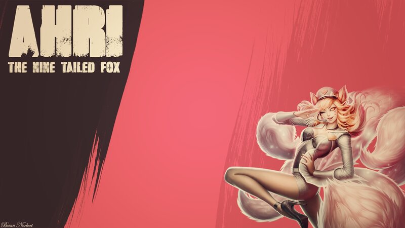 Fox-like Woman in Costume — Red