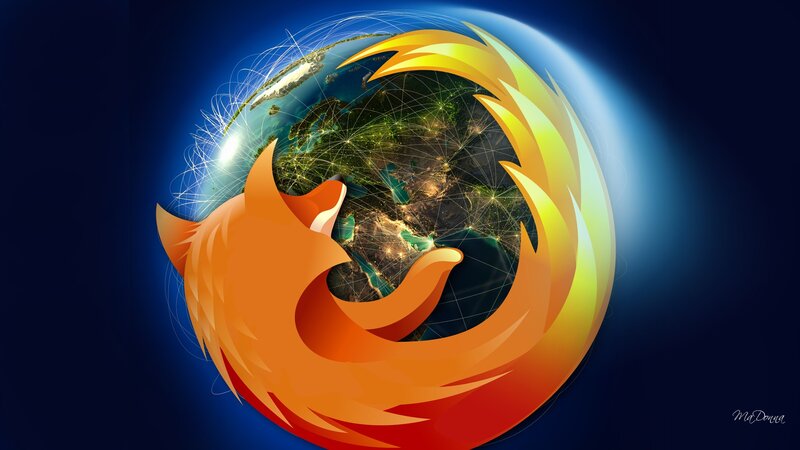 Fox Logo Around Earth