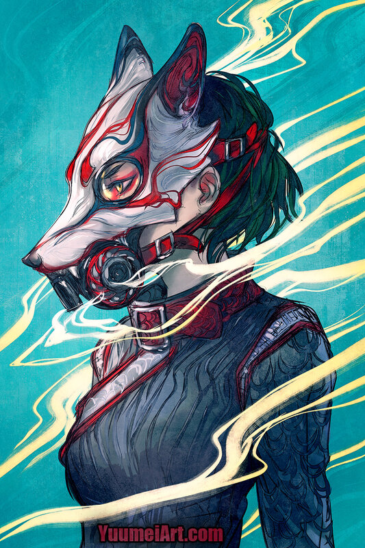 Fox-masked Character