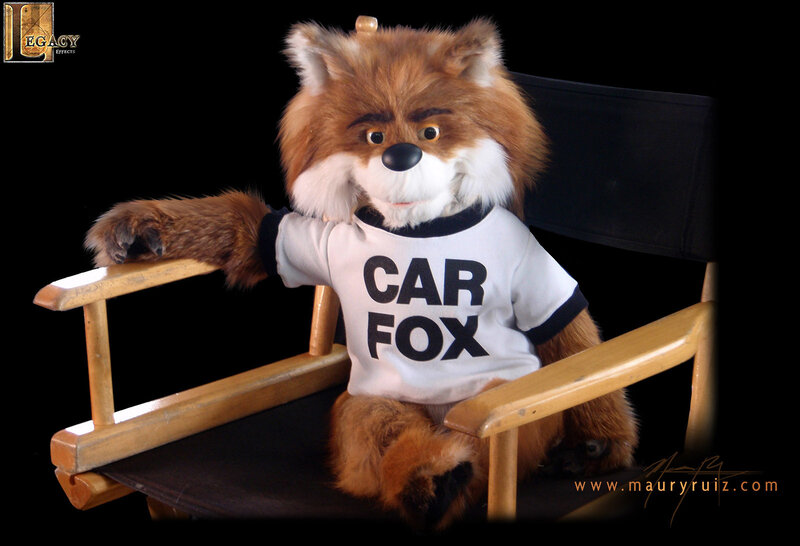 Fox Puppet in Chair