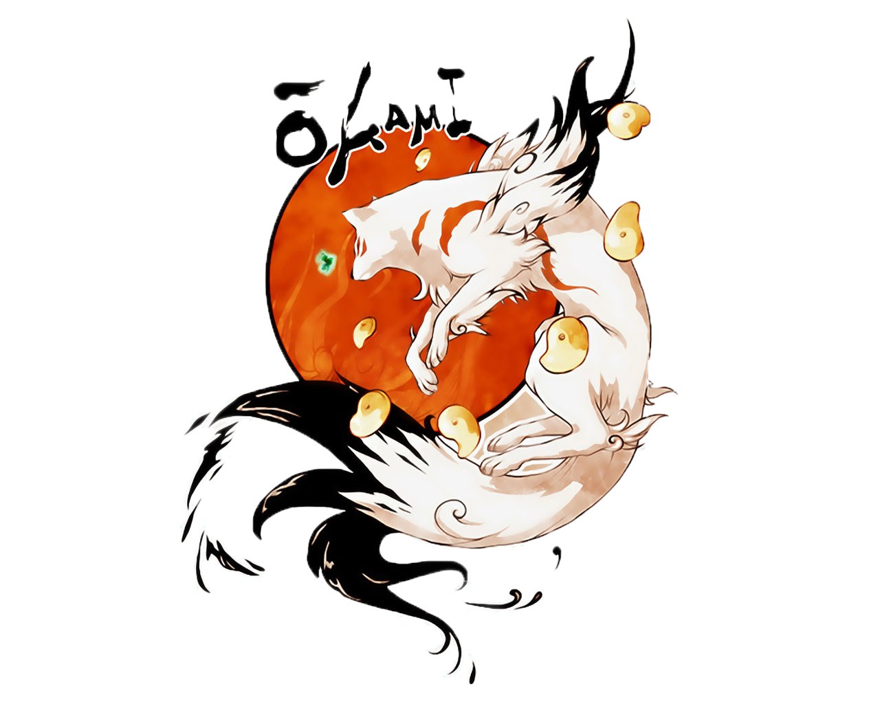 fox spirit with red orb