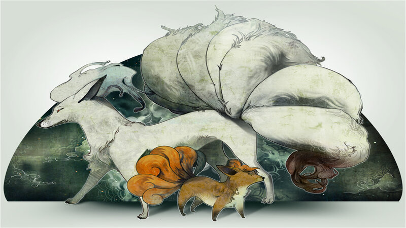 fox spirits in a dream