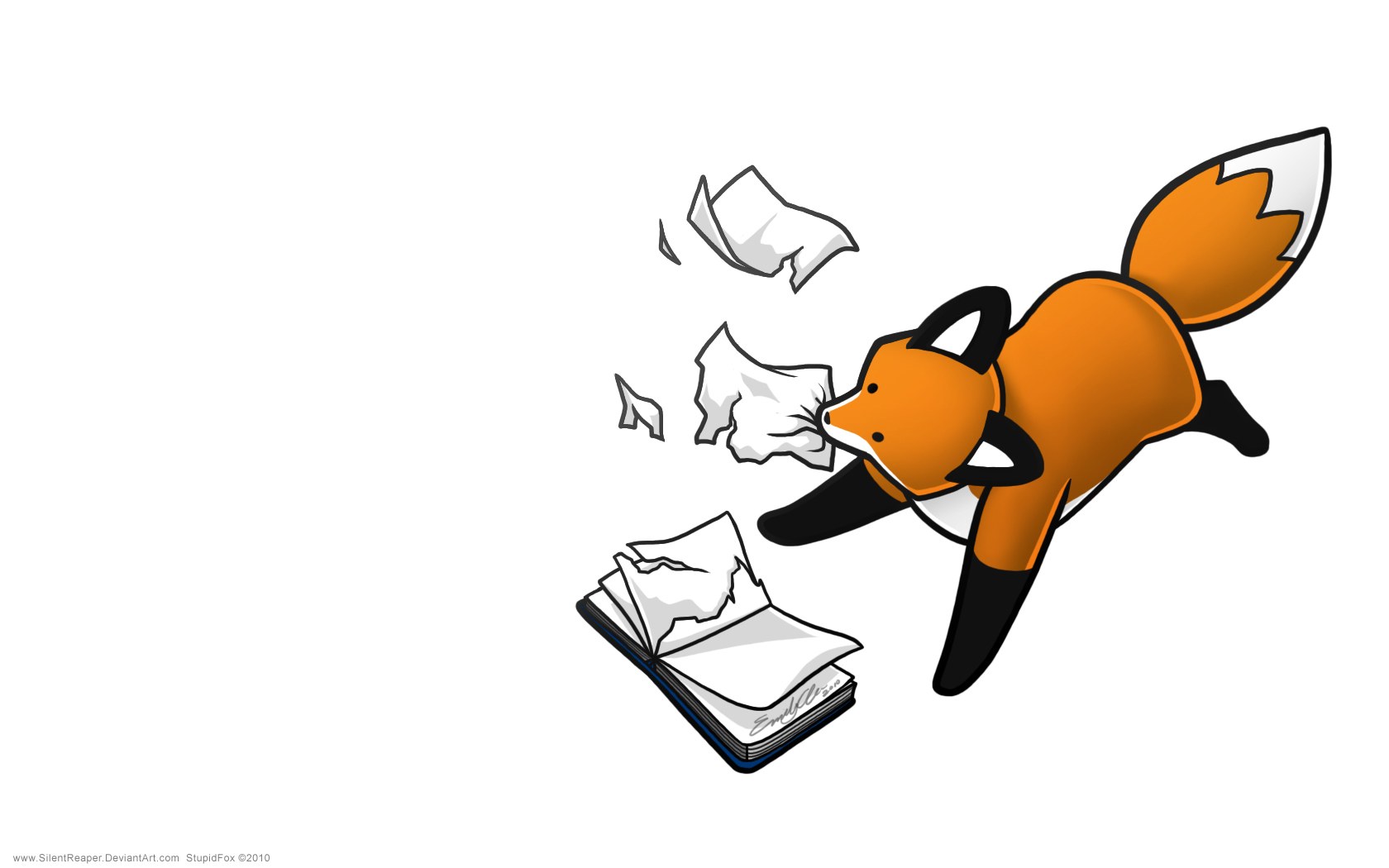fox tearing up papers