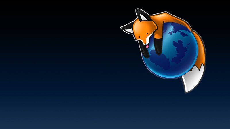 Fox Wrapped Around Globe — Blue