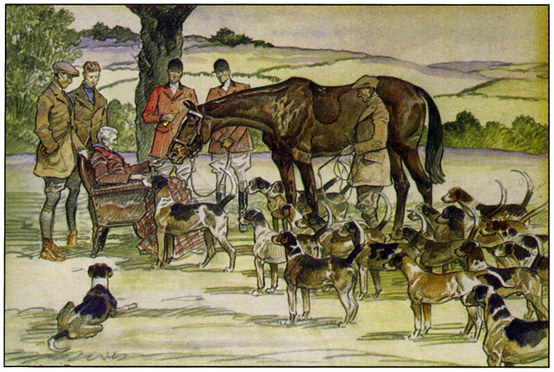 Foxhounds and Riders