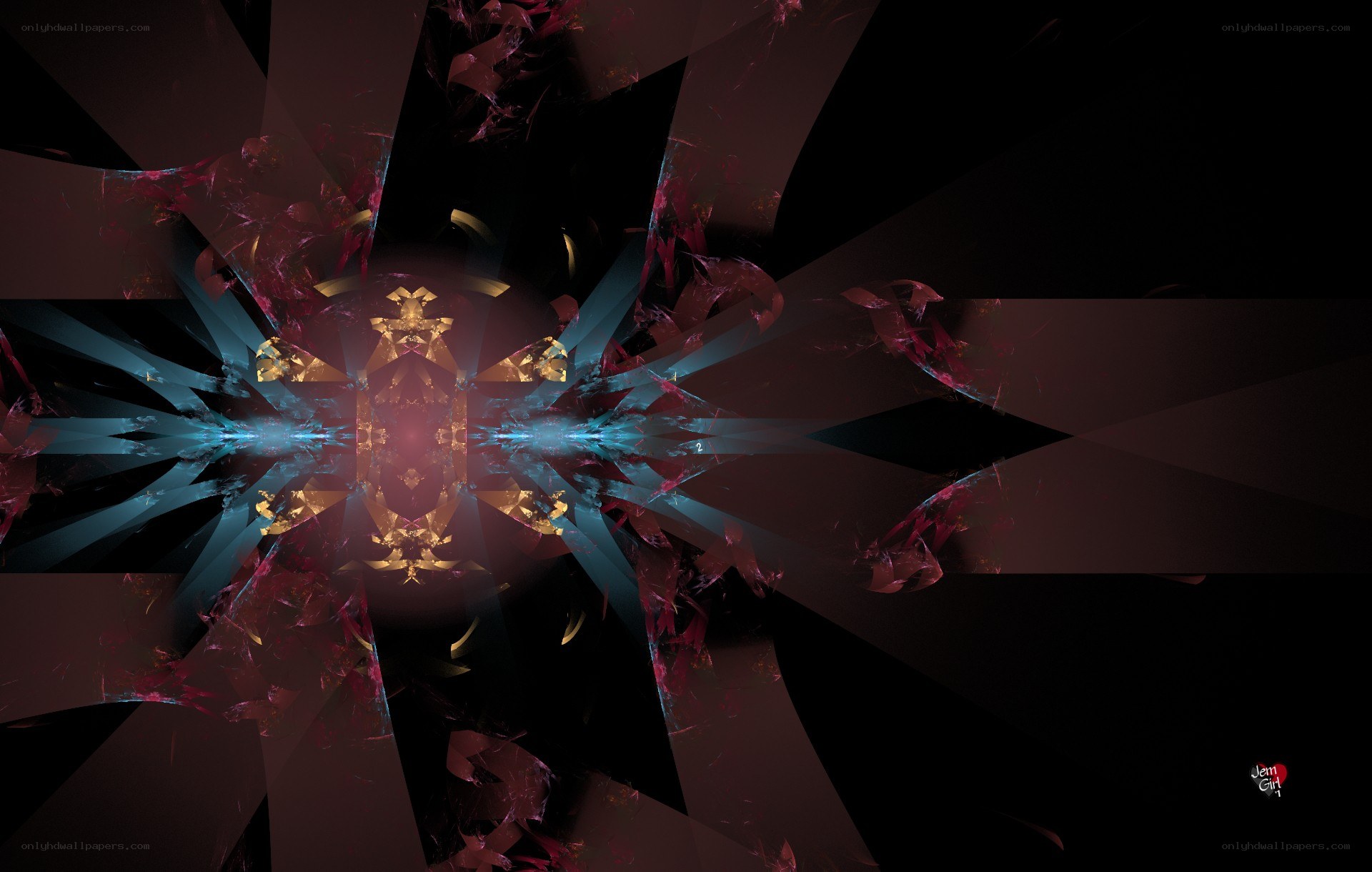 Fractal abstract art