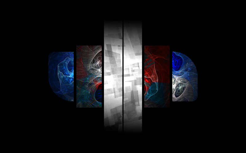 Fractal Abstract Art — Blue