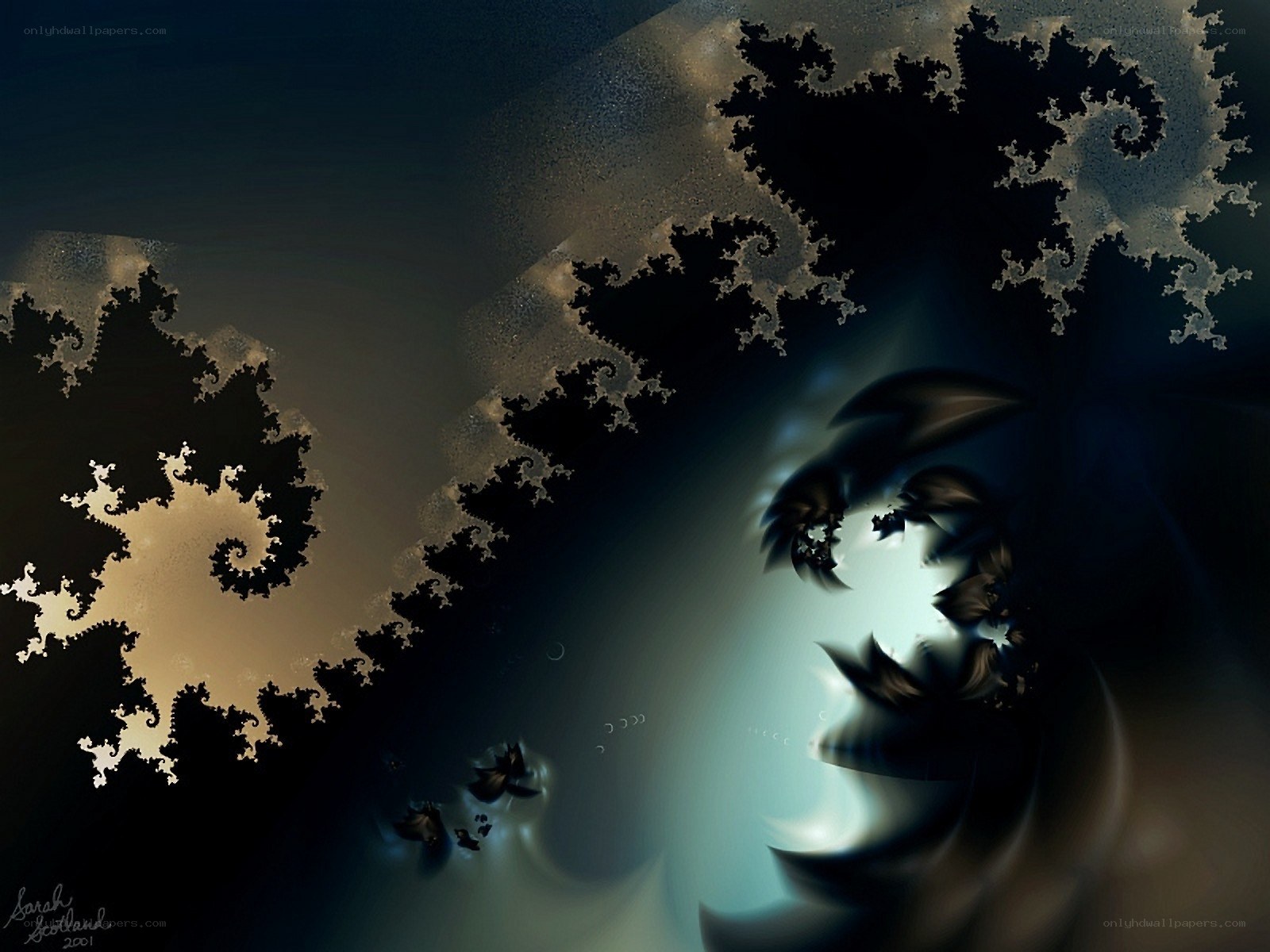 Fractal abstract artwork