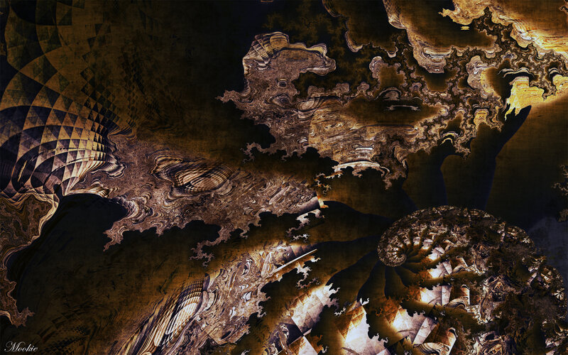 Fractal abstract landscape