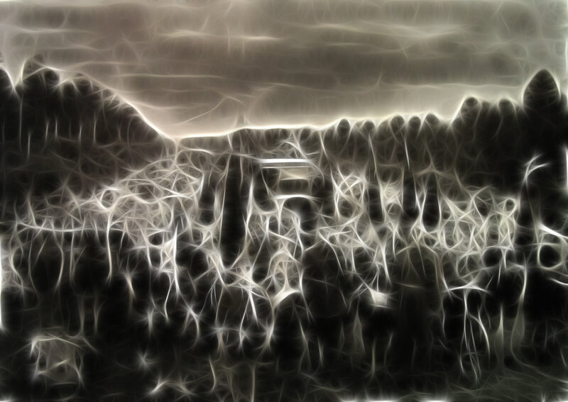 Fractal abstract landscape
