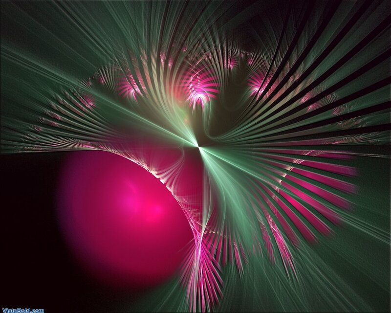 Fractal Abstract Pattern — Pink