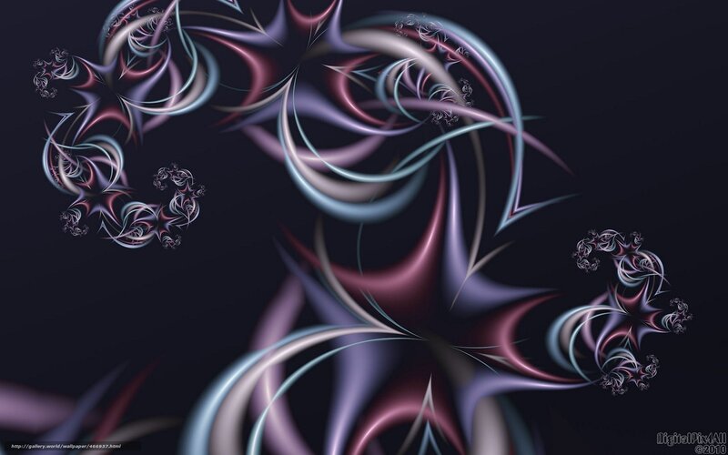Fractal Abstract Pattern — Purple, Mystical