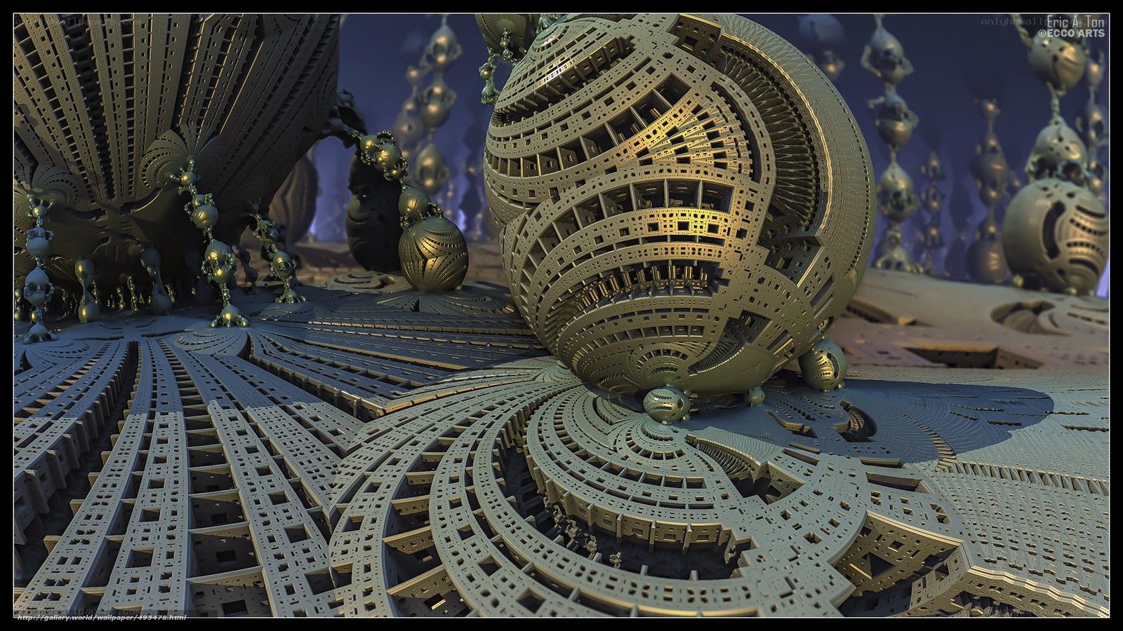 Fractal alien architecture