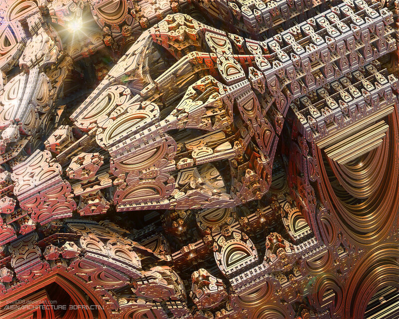Fractal alien architecture