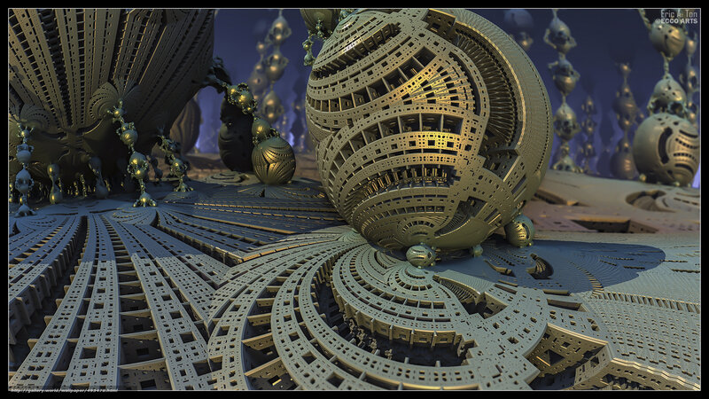 Fractal Alien Architecture — Gray