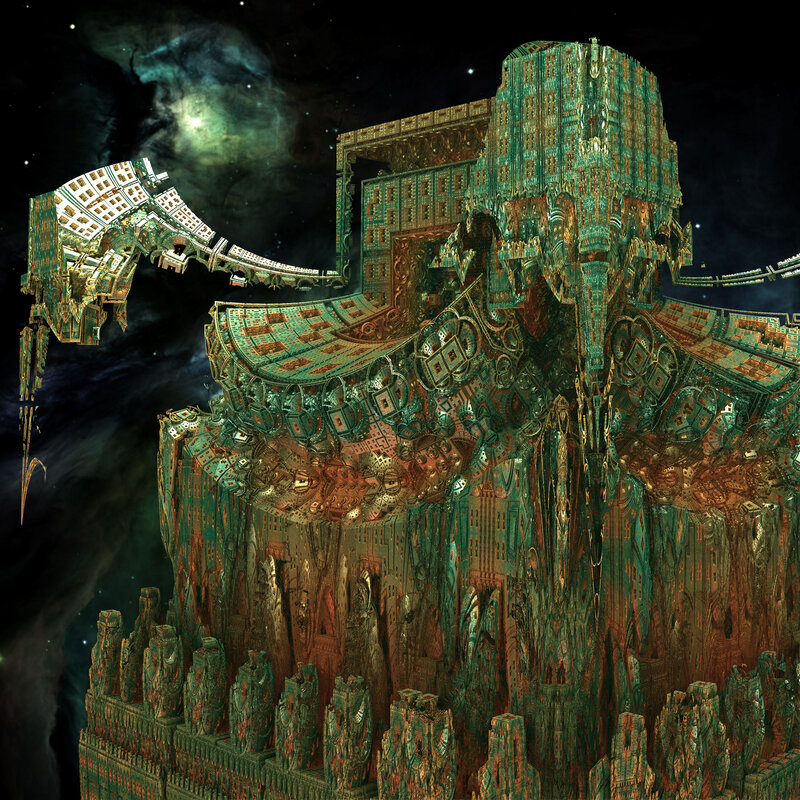 fractal alien cityscape