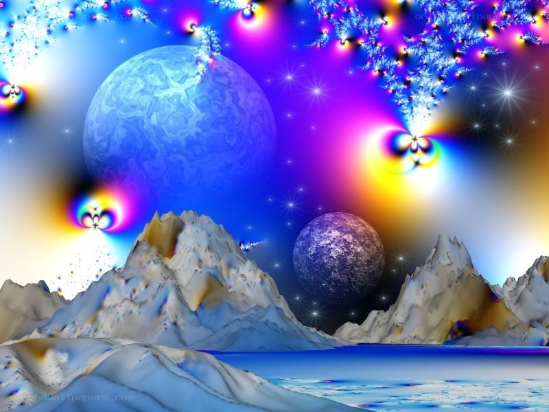 fractal alien landscape