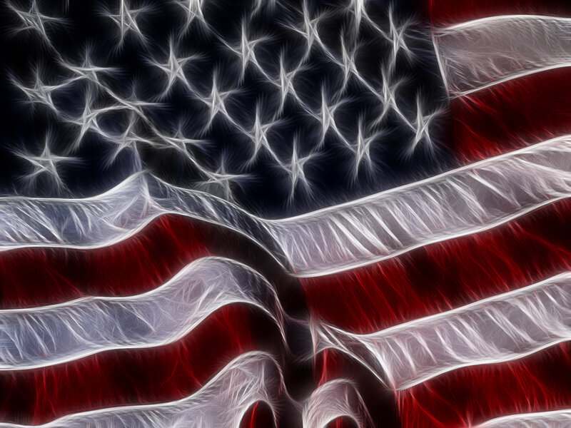 fractal american flag