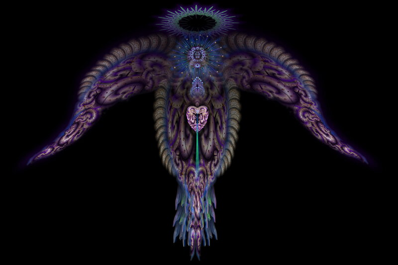 Fractal Angel Figure
