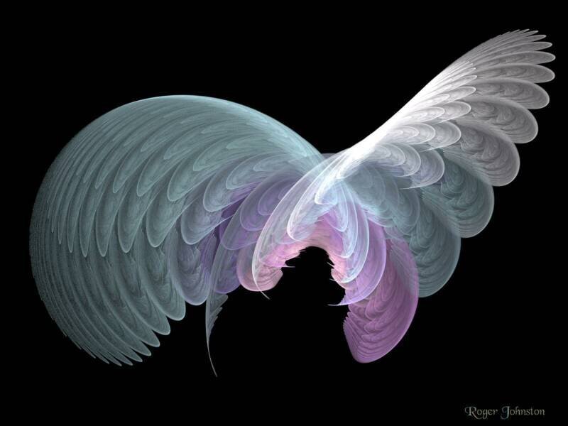 Fractal angel wings
