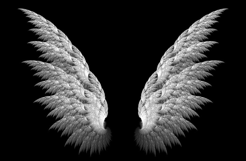 Fractal angel wings