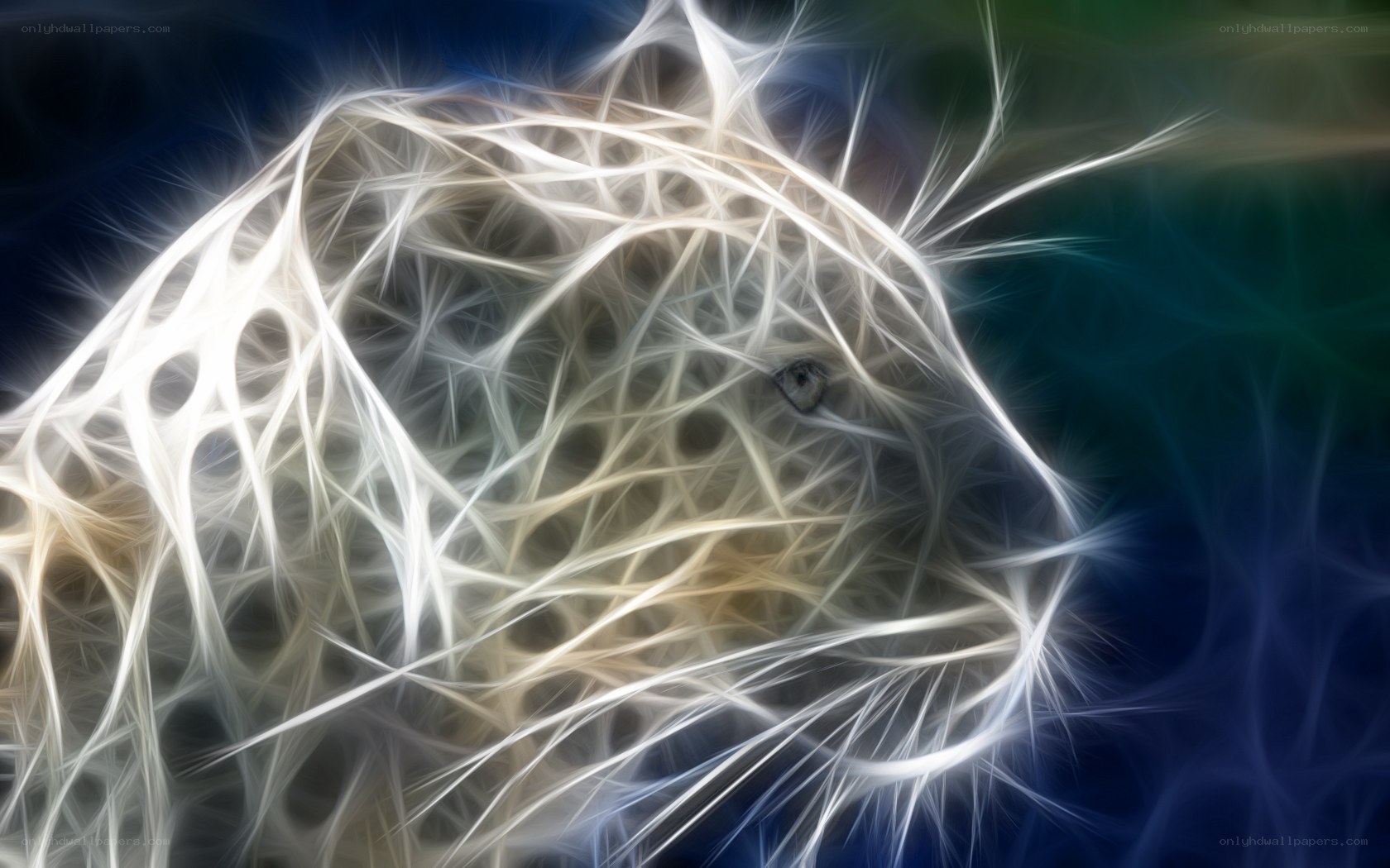 Fractal animal head design