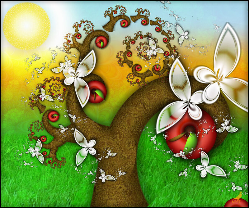 Fractal Apple Tree