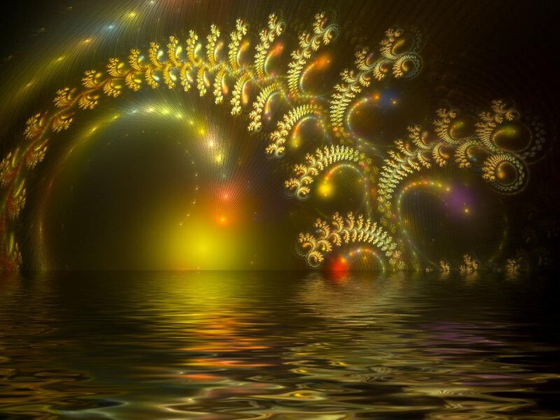 Fractal Arch over Water
