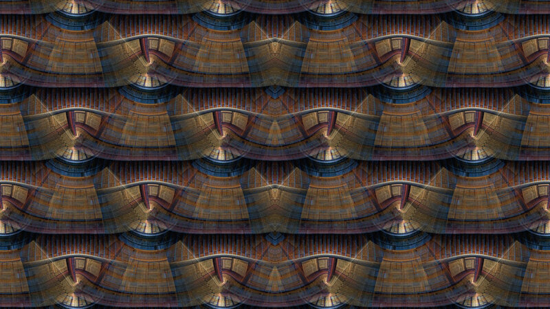 Fractal Architectural Pattern — Brown