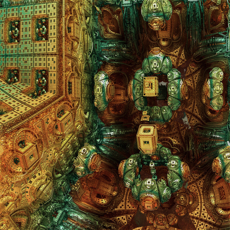 Fractal Architectural Structure — Green