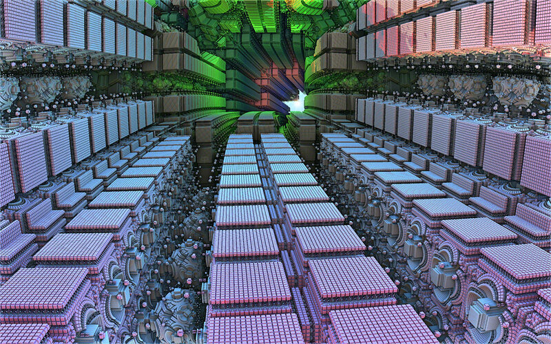 Fractal Architecture Corridor