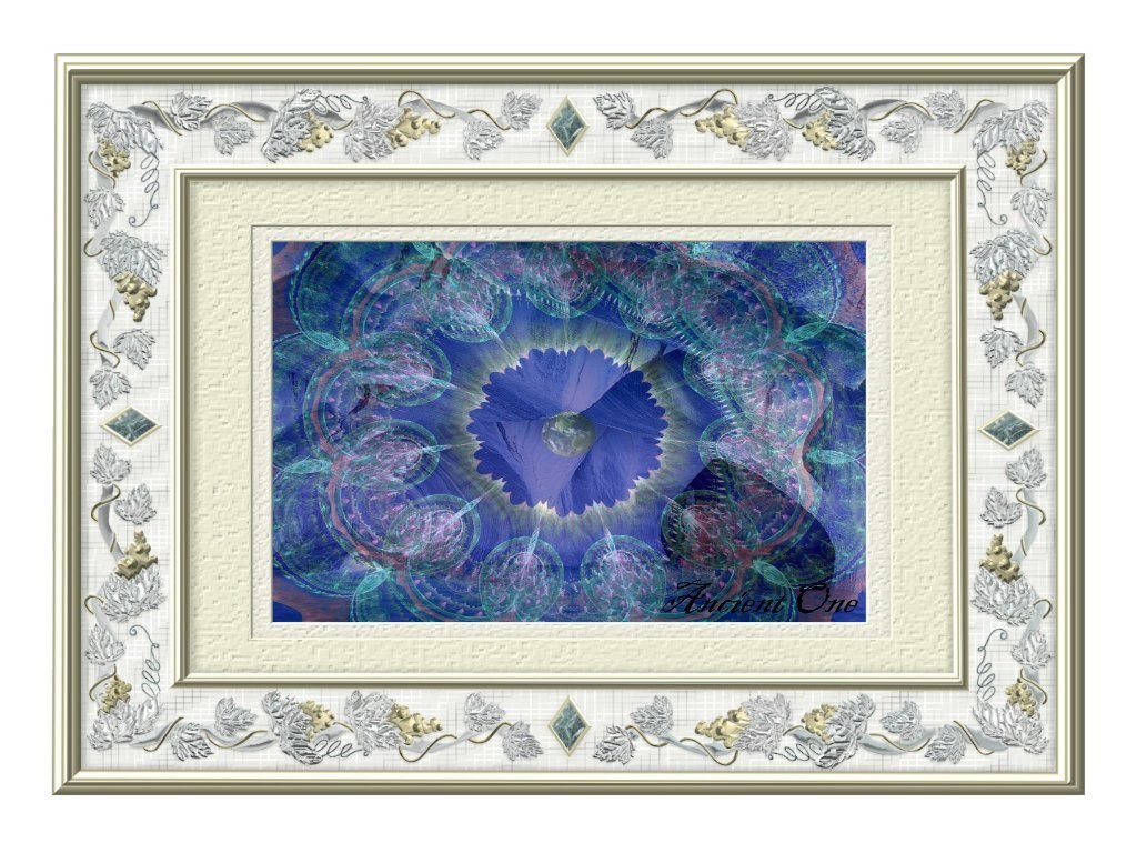 Fractal Art in Ornate Frame