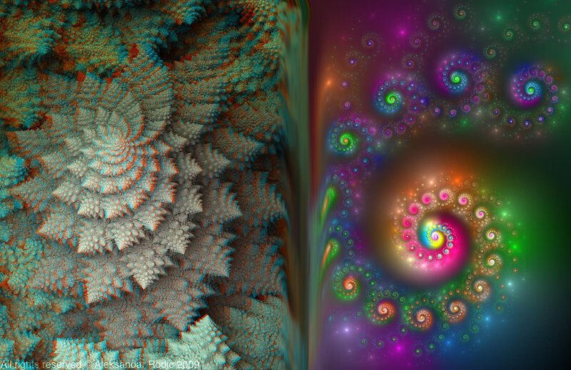 Fractal Art Split Design