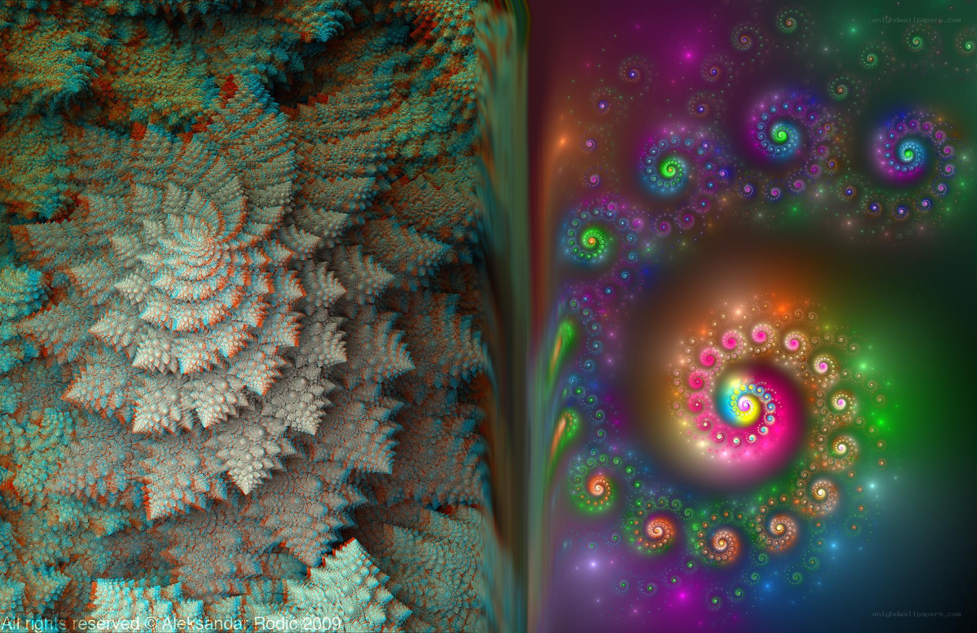 Fractal Art Split Design