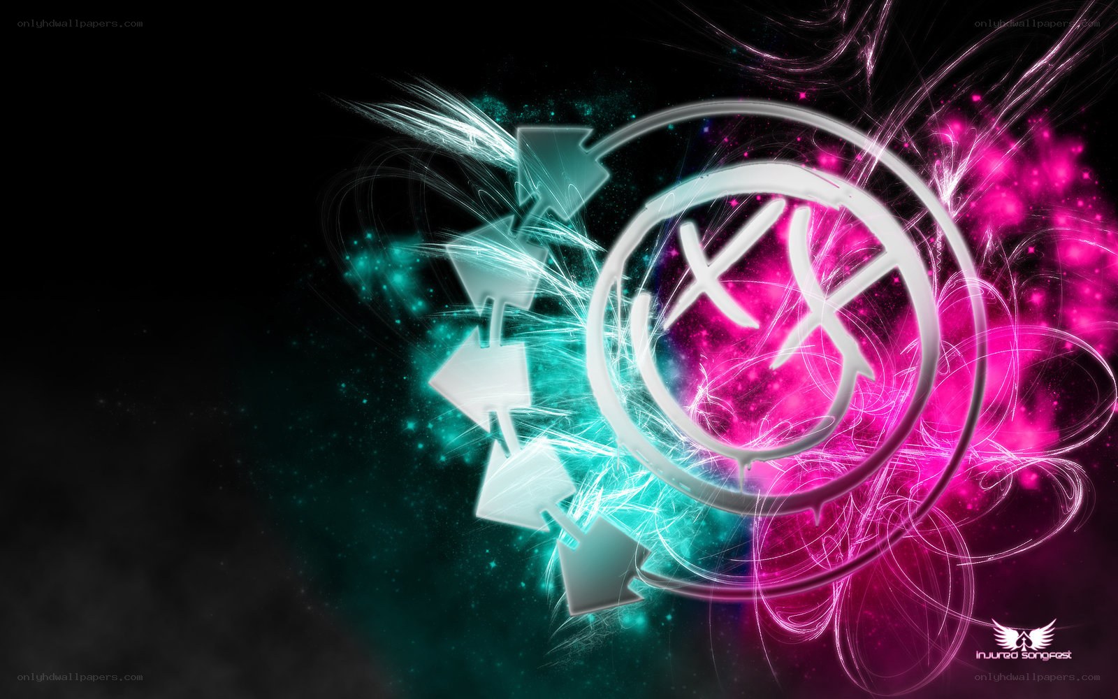 fractal art with band logo