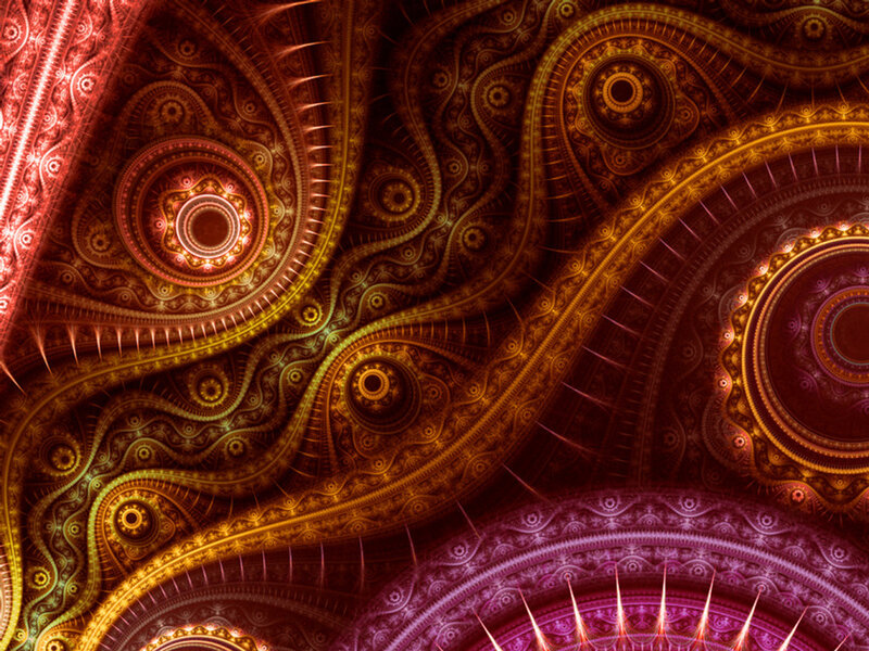 fractal art with intricate patterns