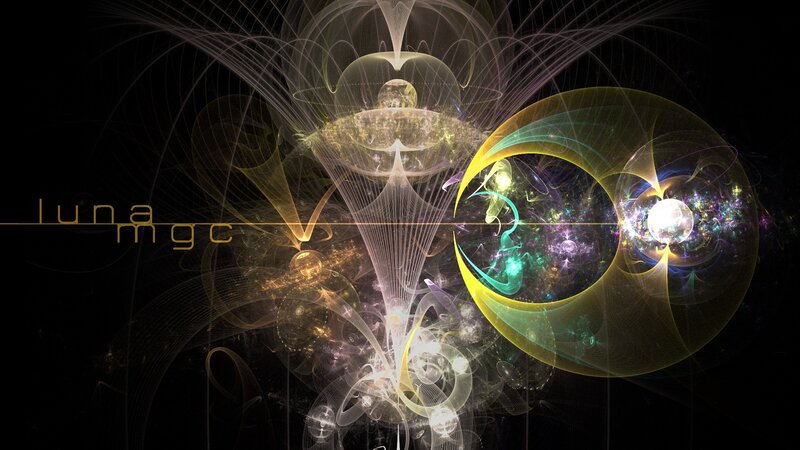 fractal art with luna mgc text