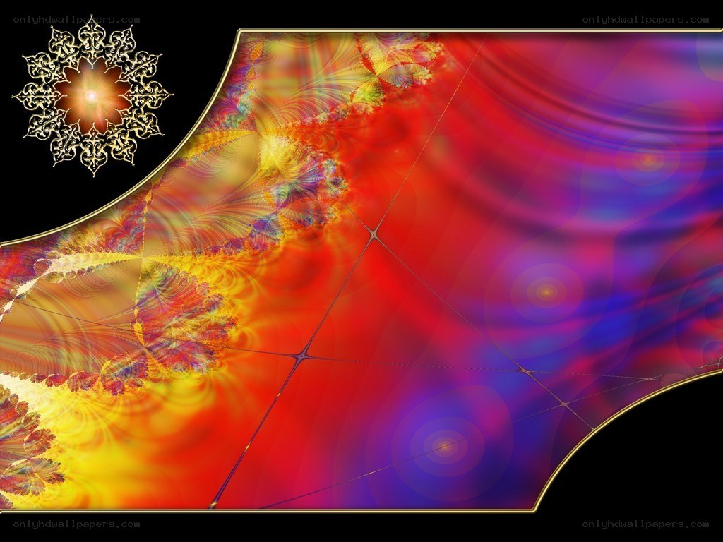 fractal art with ornate design