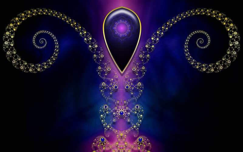fractal art with spirals