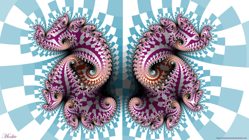 fractal art with spirals