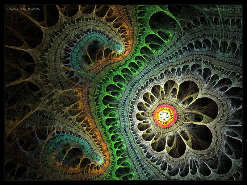 Fractal Artwork with Colorful Patterns