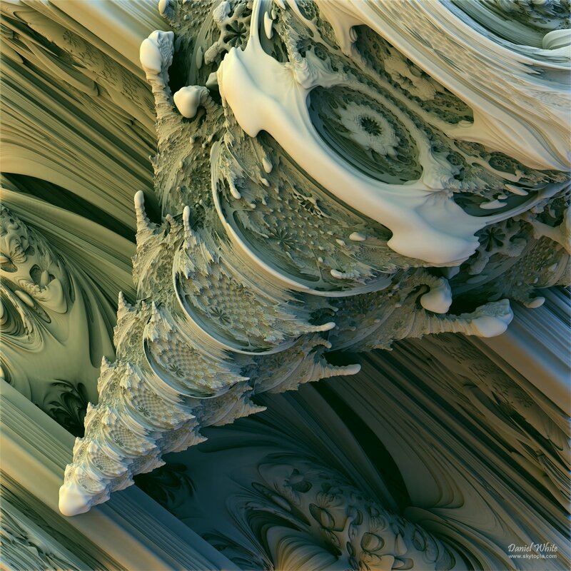 Fractal Artwork with Organic Forms