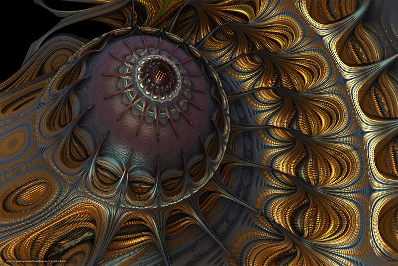 Fractal Artwork with Spiral Patterns