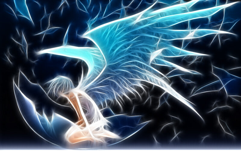 fractal bird in flight