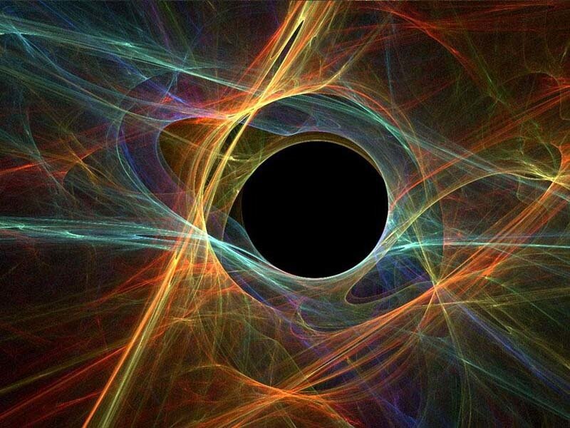fractal black hole visualization