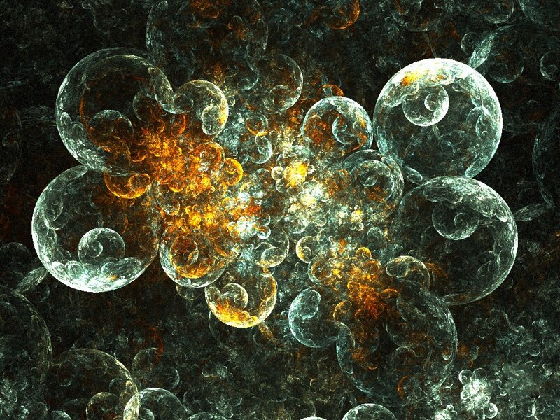 Fractal bubble cluster