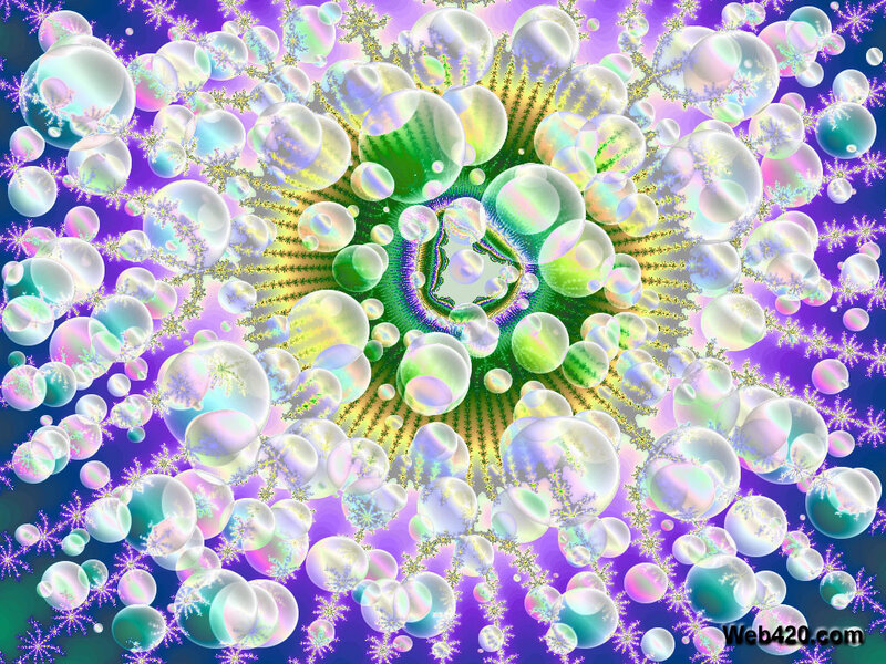 fractal bubble explosion