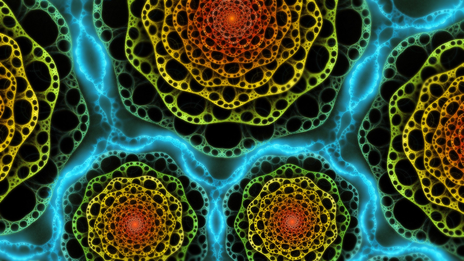 fractal bubble pattern