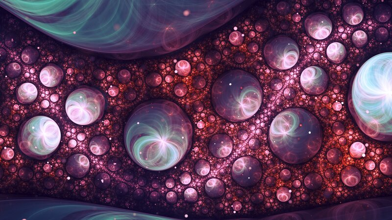 Fractal Bubbles in Space