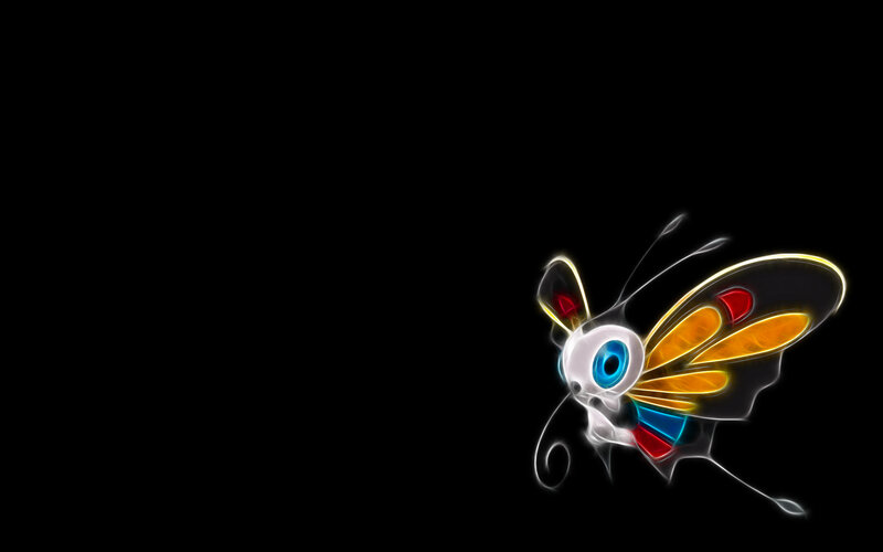 Fractal butterfly artwork